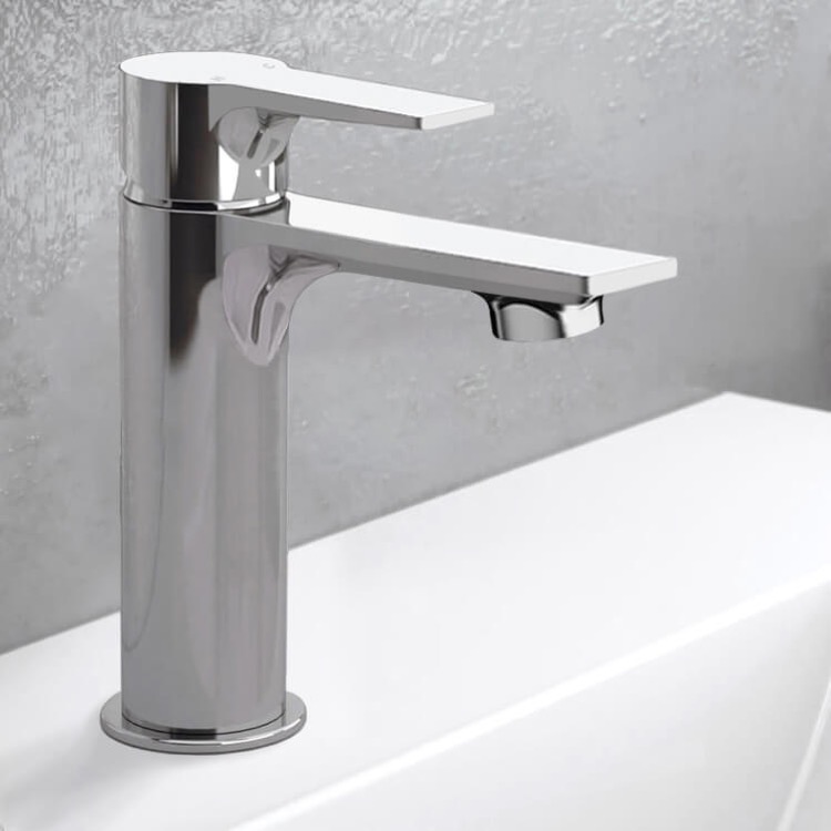 Remer EY11USNL-CR Chrome Single Hole Bathroom Faucet